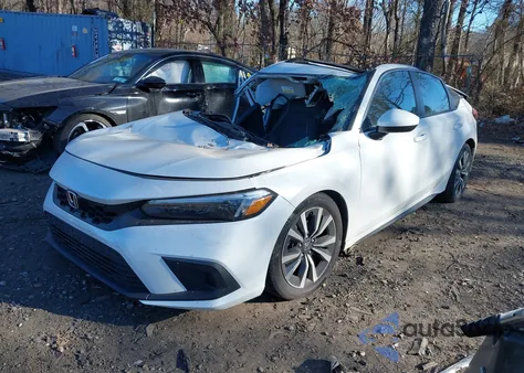 2023 Honda Civic Ex-L /Ex-L W/O Bsi from USA, damaged, VIN 19XFL1H70PE007072